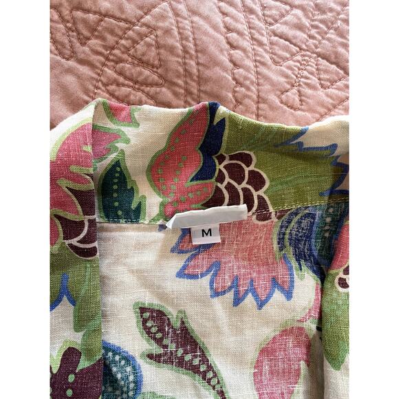 Floral Linen Shirt - Picture 4 of 7